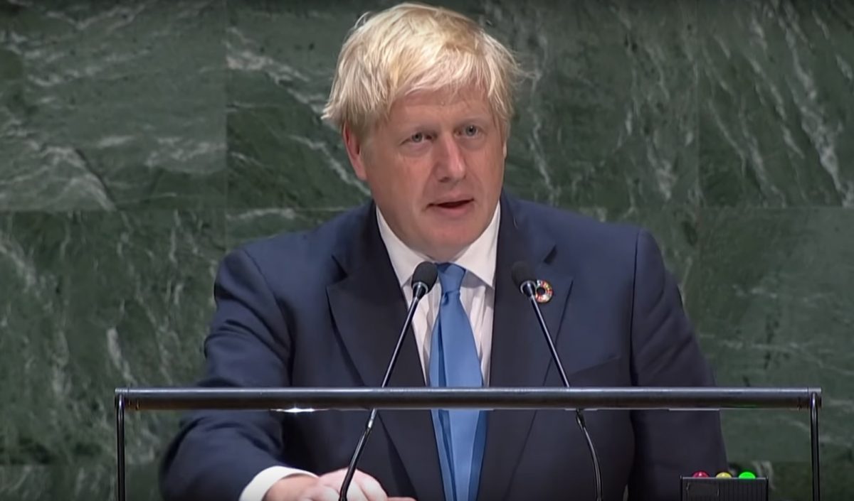 boris johnson un speech ai artificial intelligence dangers warning summit