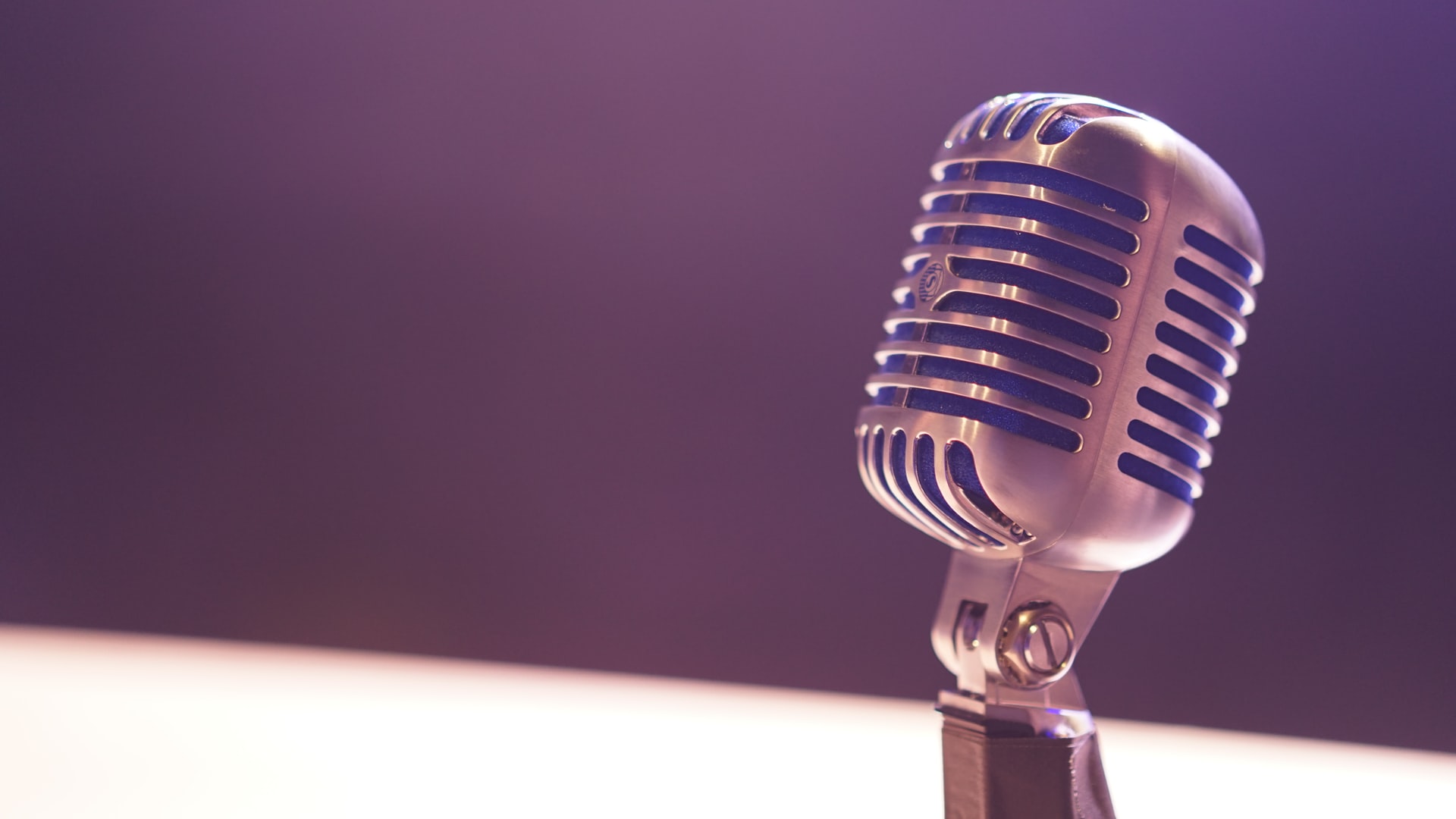 A close up of a microphone.